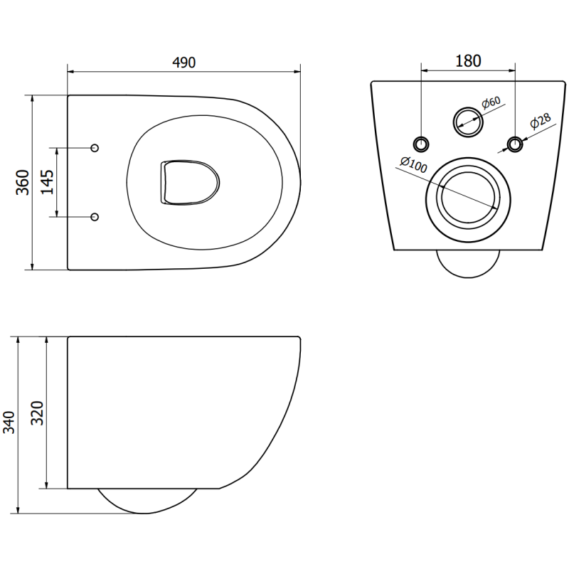 Mexen Lena Unterputz-WC-Set schmaler Eckrahmen Tex W mit WC-Schüssel Tornado und Absenkautomatik-Sitz, weiß - 610530220300T