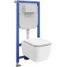 Mexen Stella Unterputz-WC-Set Tex E mit WC-Schüssel und Soft-Close-Sitz, weiß - 610930680900