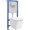 Mexen Teo Unterputz-WC-Set pneumatische Rahmen Tex Air E mit WC-Schüssel und Soft-Close-Sitz, weiß - 610930850600A