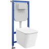 Mexen Teo Unterputz-WC-Set Tex E mit WC-Schüssel und Soft-Close-Sitz, weiß - 610930850700