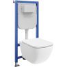 Mexen Timo Unterputz-WC-Set Tex E mit WC-Schüssel Tornado und Soft-Close-Sitz, weiß - 610930650200T
