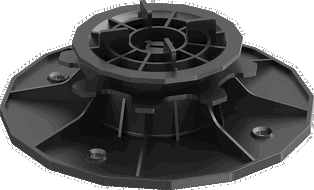 Mexen UniC Selbstnivellierender verstellbarer Terrassenhalter für Platten 45-80 mm - C9903-045-080