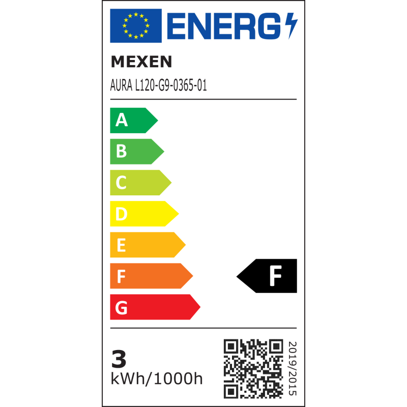 Mexen Aura LED-Lampe G9, 3W, Kalt - 6500K, 310 lm - L120-G9-0365-01