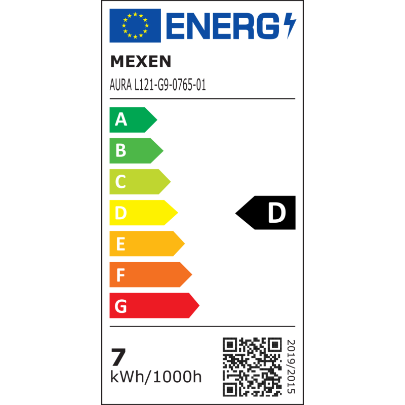 Mexen Aura LED-Glühbirne G9, 7W, Kalt - 6500K, 980 lm - L121-G9-0765-01