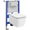 Mexen Stella Unterputz-WC-Set pneumatisches Gestell Tex Air XS-F mit WC-Schüssel und Softclose-Sitz, weiß - 610830680900A