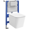 Mexen Teo Unterputz-WC-Set Tex Air XS-F mit pneumatischem Rahmen, WC-Schüssel und Softclose-Sitz, weiß - 610830850700A