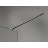 Mexen Kioto+ Duschwand mit Regal Walk-in 80 x 200 cm, Ombre Schwarz 8 mm, Gun Metal - 800-080-121-95-76