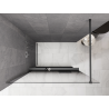 Mexen Kioto+ Duschwand mit Ablage Walk-in 140 x 200 cm, ombre schwarz 8 mm, Gun Metal - 800-140-121-95-76