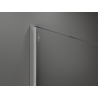 Mexen Kioto+ Duschwand mit Ablage Walk-in 80 x 200 cm, Bronze 8 mm, Chrom - 800-080-121-01-32