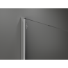 Mexen Kioto+ Duschwand mit Ablage Walk-in 130 x 200 cm, bronzefarben 8 mm, Chrom - 800-130-121-01-32