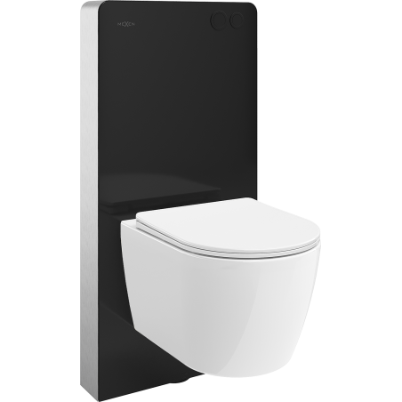Mexen Carmen Unterputz-WC-Set mit pneumatischem Tex Air G Rahmen und WC-Schüssel mit Softclose-Sitz, weiß - 615030880300A-70