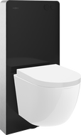 Mexen Lena Überputz-WC-Set mit pneumatischem Rahmen Tex Air G mit WC-Schüssel Tornado und langsam absenkendem Sitz, weiß