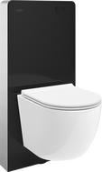 Mexen Lena Unterputz-WC-Set Tex Air G mit pneumatischem Gestell, WC-Schüssel Tornado und Soft-Close-Sitz, weiß