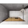 Mexen Kioto+ Duschwand mit Ablage Walk-in 70 x 200 cm, Bronze 8 mm, Gun Metal - 800-070-121-95-32