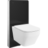 Mexen Riva Aufputz-WC-Set pneumatische Tex Air G Rahmen mit WC-Schüssel Tornado und Soft-Close-Sitz weiß - 615030630200TA-70