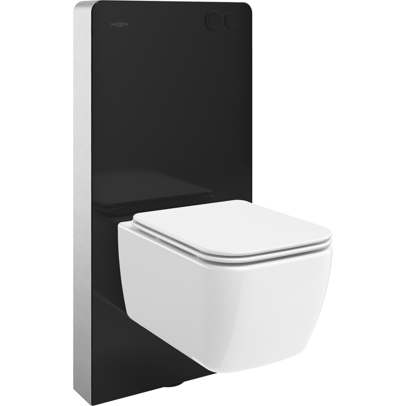 Mexen Stella Unterputz-WC-Set Tex Air G mit pneumatischer Betätigung, WC-Schüssel und Soft-Close-Sitz, weiß