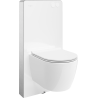 Mexen Carmen Aufputz-WC-Set Tex Air G mit pneumatischem Rahmen, WC-Schüssel Tornado und Softclose-Sitz, weiß - 615030880500TA