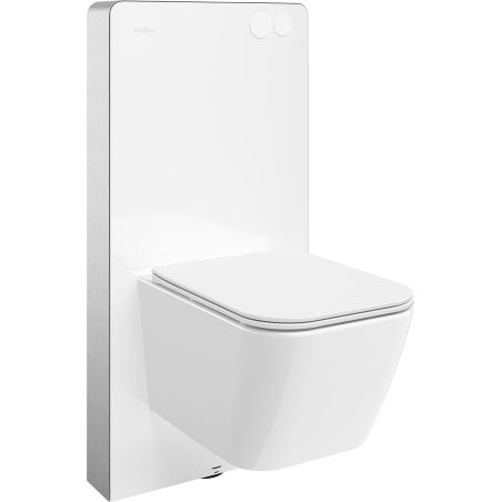 Mexen Madox WC Obertisch-Set mit pneumatischem Rahmen Tex Air G mit WC-Schüssel und Soft-Close-Sitz, weiß - 615030154000A-20
