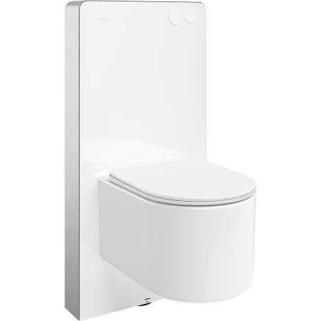 Mexen Sofia Aufputz-WC-Set pneumatischer Rahmen Tex Air G mit WC-Schüssel und Soft-Close-Sitz, weiß - 615030540300A-20