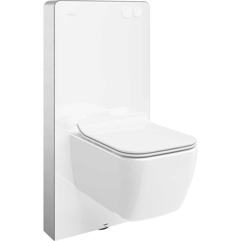 Mexen Stella aufputz WC-Set pneumatische Tex Air G Rahmen mit WC-Schüssel und Soft-Close-Sitz, weiß - 615030680800A-20