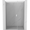 Mexen Mist-B Duschdrehtür 95 cm, transparent, weiß - 8A2-095-001-20-00