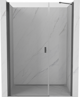 Mexen Mist-B Klappbare Duschttür 105 cm, transparent, gun gray gebürstet - 8A2-105-001-66-00