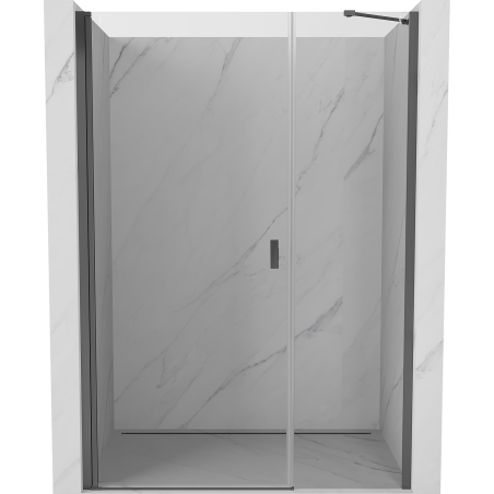 Mexen Mist-B Duschschwingtüren 105 cm, transparent, Gun Metal - 8A2-105-001-95-00