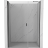 Mexen Mist-B Duschschwingtüren 105 cm, transparent, Gun Metal - 8A2-105-001-95-00