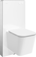 Mexen Teo Unterputz-WC-Set mit pneumatischem Tex Air G Rahmen, WC-Schüssel und langsam schließendem Sitz, weiß