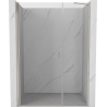 Mexen Mist-B Duschflügeltür 105 cm, transparent, gebürsteter Nickel - 8A2-105-001-97-00