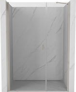 Mexen Mist-B Schwenkbare Duschkabinentür 115 cm, transparent, gebürstetes Nickel - 8A2-115-001-97-00