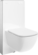 Mexen Timo Aufputz-WC-Set pneumatisches Gestell Tex Air G mit WC-Schüssel Tornado und Softclose-Sitz, weiß - 615030650200TA
