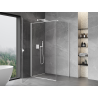 Mexen Mist-B Duschkabine schwenkbar 80 x 120 cm, transparent, weiß - 8A2T-080-120-20-00