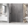 Mexen Kioto-Q Duschwand Walk-in 80 x 200 cm, transparent 8 mm, Chrom - 800-080-101-01-00-Q