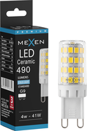Mexen Aura LED-Glühbirne G9, 4W, Kalt - 6500K, 490 lm - L121-G9-0465-01