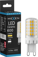 Mexen Aura LED-Glühbirne G9, 4,8W, Warm - 3000K, 600 lm - L121-G9-0530-01