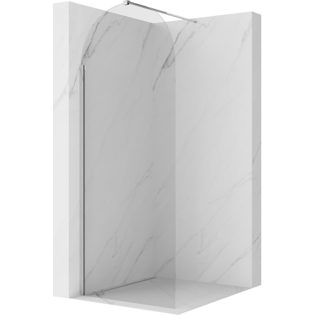 Mexen Kioto-Q Duschwand Walk-in 90 x 200 cm, transparent 8 mm, chrom - 800-090-101-01-00-Q