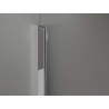Mexen Kioto-Q Duschwand Walk-in 110 x 200 cm, transparent 8 mm, Chrom - 800-110-101-01-00-Q