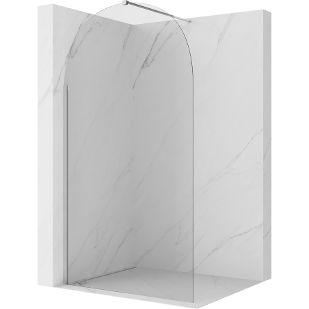 Mexen Kioto-Q Duschwand Walk-in 120 x 200 cm, transparent 8 mm, Chrom - 800-120-101-01-00-Q
