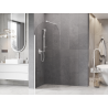 Mexen Kioto-Q Duschwand Walk-in 80 x 200 cm, transparent 8 mm, weiß - 800-080-101-20-00-Q