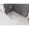 Mexen Kioto-Q Duschwand Walk-in 80 x 200 cm, transparent 8 mm, weiß - 800-080-101-20-00-Q
