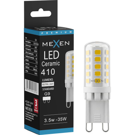 Mexen Aura Dimmbarer LED-Leuchtmittel G9, 3,5W, Neutral - 4000K, 410 lm - L122-G9-0340-01
