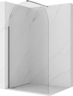 Mexen Kioto-Q Duschwand Walk-in 110 x 200 cm, transparent 8 mm, Gun Metal - 800-110-101-95-00-Q