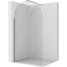 Mexen Kioto-Q Duschwand Walk-in 120 x 200 cm, transparent 8 mm, Gun Metal - 800-120-101-95-00-Q