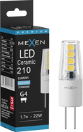 Mexen Oris LED-Glühbirne G4, 1,7W, Kalt - 6500K, 210 lm - L115-G4-0165-02