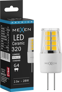 Mexen Oris LED-Glühbirne G4, 2,5W, Neutral - 4000K, 320 lm - L115-G4-0240-01