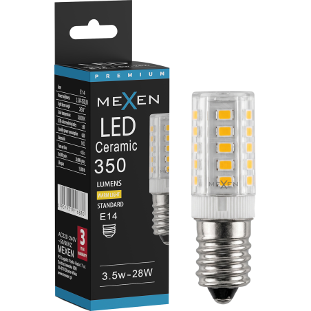 Mexen Aura LED-Glühbirne E14, 3,5W, Warm - 3000K, 350 lm - L121-E14-0330-01
