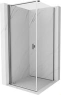 Mexen Mist-B Duschkabine schwenkbar 70 x 70 cm, transparent, Gunmetal - 8A2T-070-070-95-00
