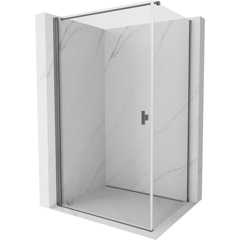Mexen Mist-B Duschkabine klappbar 70 x 90 cm, transparent, Gun Metal - 8A2T-070-090-95-00