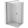 Mexen Mist-B Duschkabine mit Drehtür 95 x 120 cm, transparent, Gun Metal - 8A2T-095-120-95-00